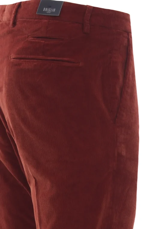 Pantalone in velluto stretch