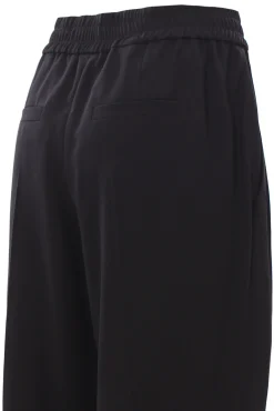 Pantalone in viscosa e lana con pinces