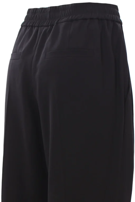 Pantalone in viscosa e lana con pinces