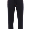 Pantalone jogger con nervatura
