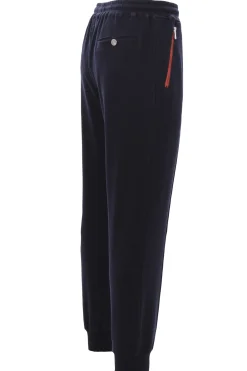 Pantalone jogger con nervatura