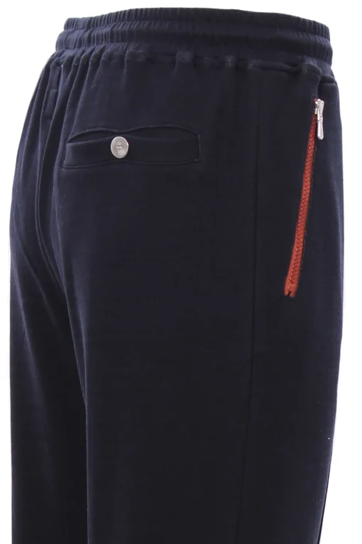 Pantalone jogger con nervatura