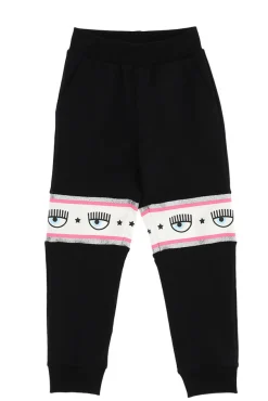 Pantalone jogging con banda laterale