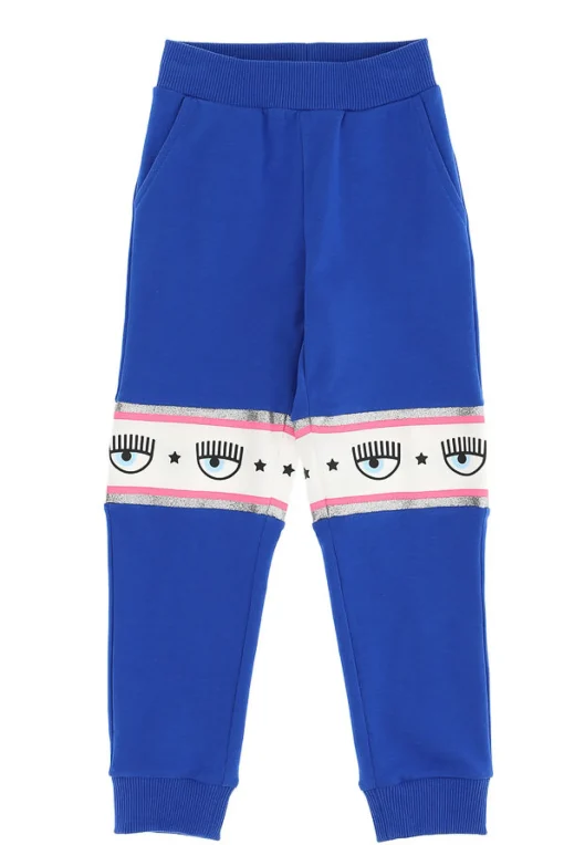 Pantalone jogging con banda laterale