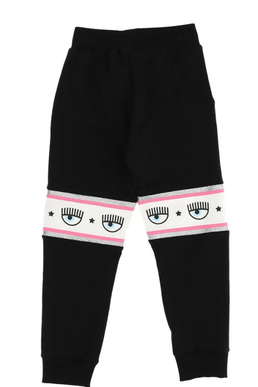 Pantalone jogging con banda laterale