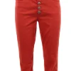 Pantalone koons gioiello in denim di cotone