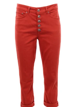 Pantalone koons gioiello in denim di cotone