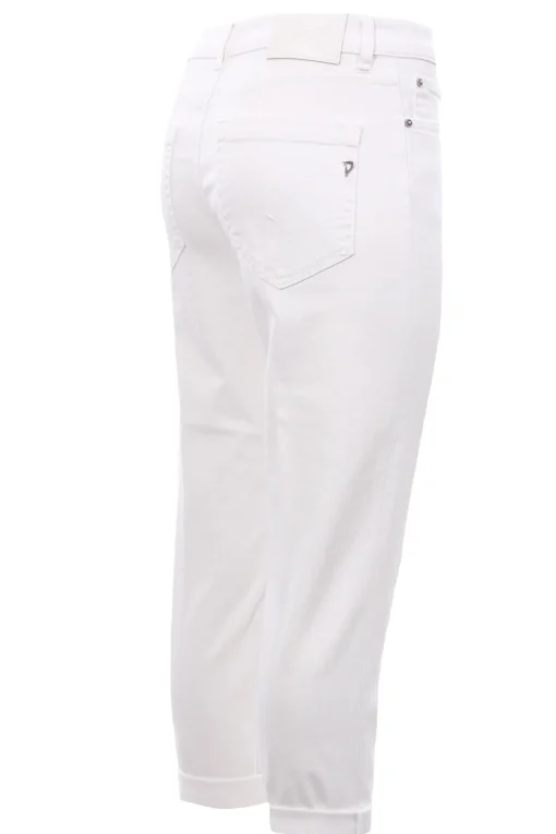 Pantalone koons gioiello in denim di cotone