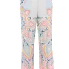 Pantalone lucy in seta stampata