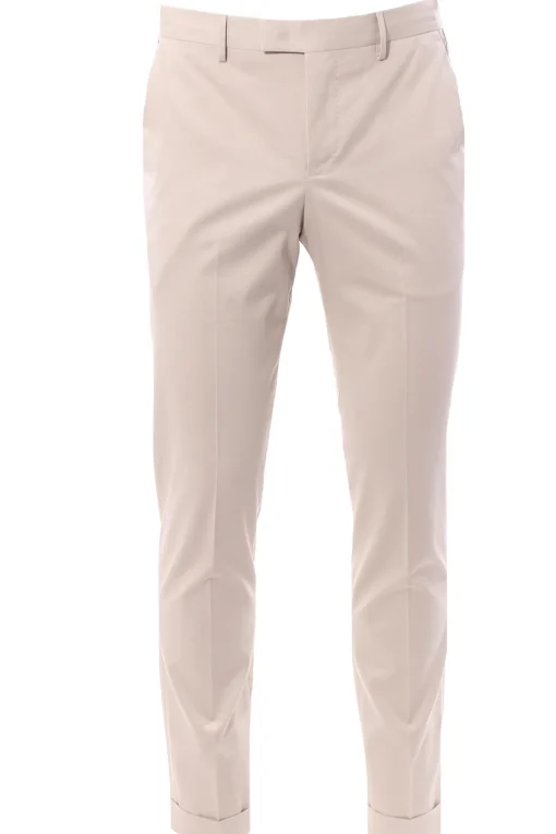 pantalone master ff in cotone e seta stretch