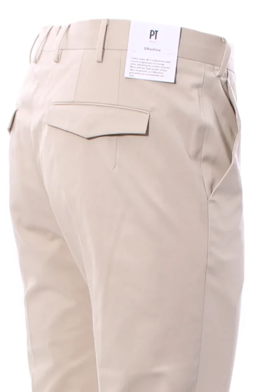 pantalone master ff in cotone e seta stretch