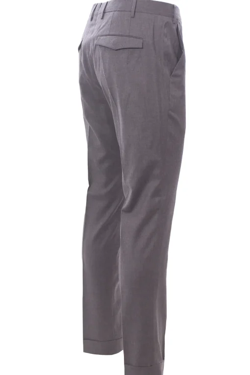 pantalone master f.f. in flanella light stretch