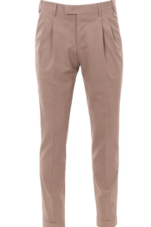 pantalone master 2p in tela di lana stretch