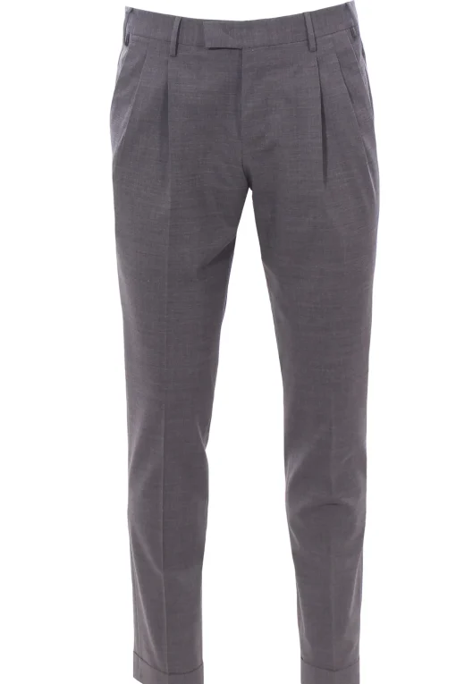 pantalone master 2p in tela di lana stretch