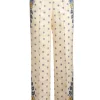 pantalone motivo medaglioni