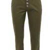 Pantalone nina con bottoni gioiello