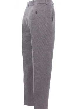 Pantalone occhio di pernice in jersey