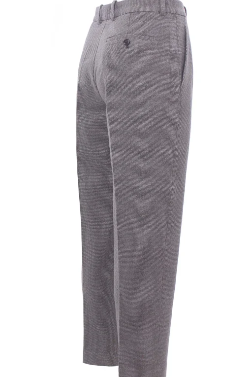 Pantalone occhio di pernice in jersey