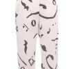 Pantalone printed in cotone stampato