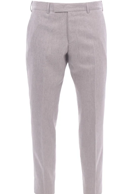 pantalone rebel 1p in flanella di lana e cashmere