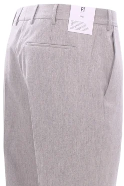 pantalone rebel 1p in flanella di lana e cashmere
