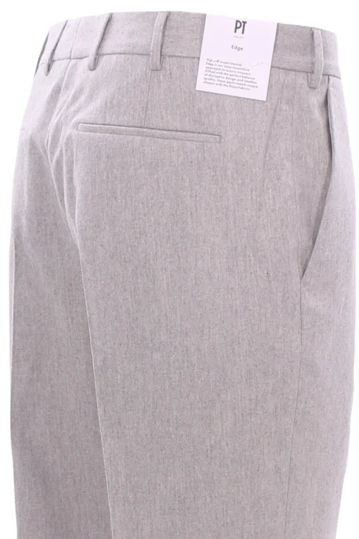 pantalone rebel 1p in flanella di lana e cashmere