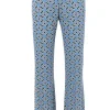 Pantalone swirl prin in jersey