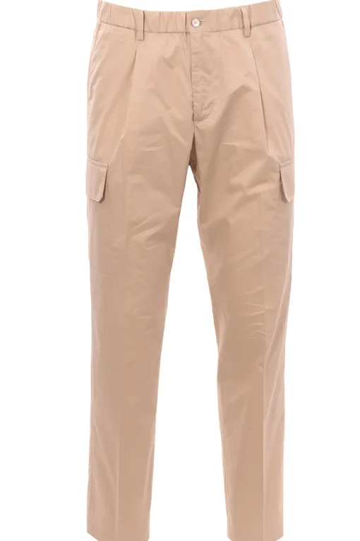 pantalone tasconato in cotone