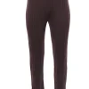 Pantalone tricot a coste zampetta