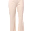 Pantalone vita alta in jersey stretch