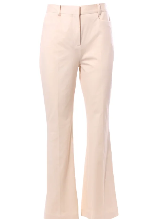 Pantalone vita alta in jersey stretch