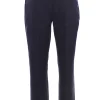 Pantalone vita alta in tencel