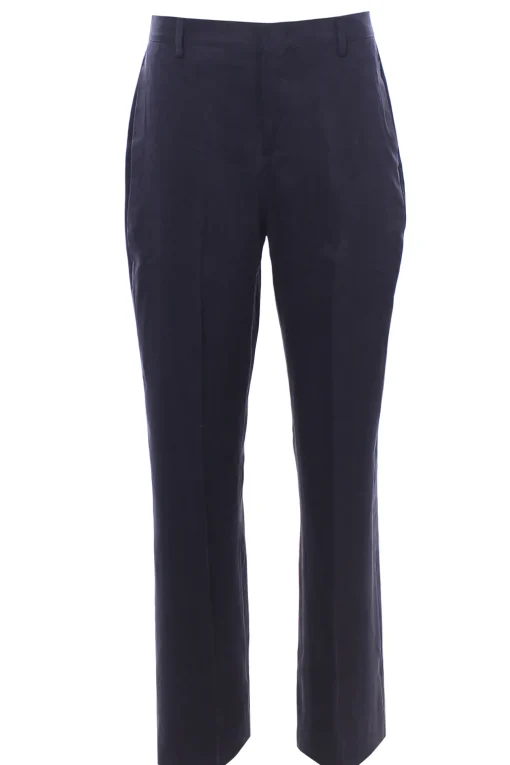 Pantalone vita alta in tencel