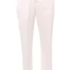 Pantalone vita alta in tencel