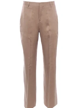 Pantalone vita alta in tencel