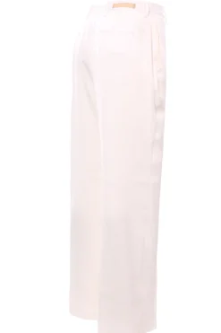 Pantalone vita alta in tencel