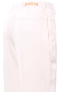 Pantalone vita alta in tencel