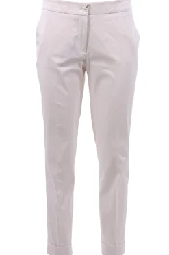 Pantaloni a sigaretta in cotone