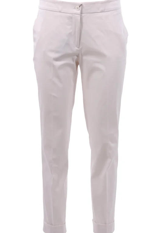 Pantaloni a sigaretta in cotone