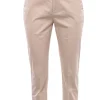 Pantaloni erin gamba stretta con risvolto