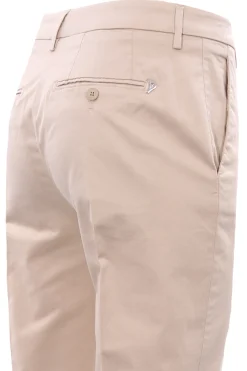 Pantaloni erin gamba stretta con risvolto