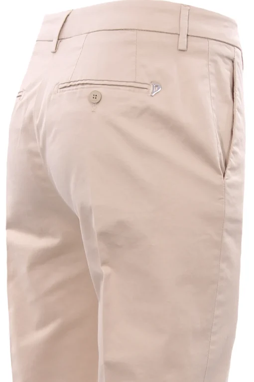 Pantaloni erin gamba stretta con risvolto