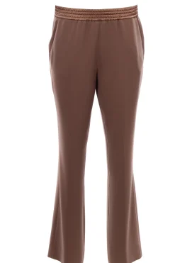 Pantaloni gamba larga con elastico