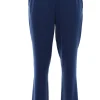 Pantaloni gamba larga con elastico