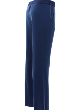 Pantaloni gamba larga con elastico