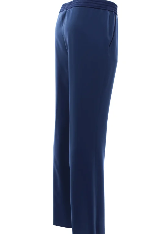 Pantaloni gamba larga con elastico