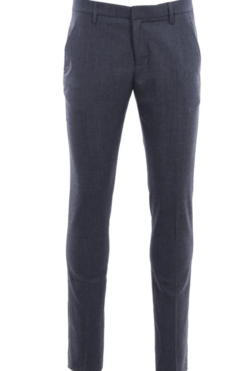 Pantaloni gaubert in flanella leggera