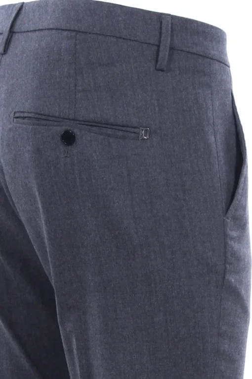Pantaloni gaubert in flanella leggera