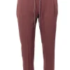 Pantaloni in cadì con risvolto