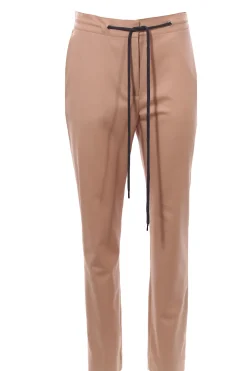 Pantaloni in lana con coulisse